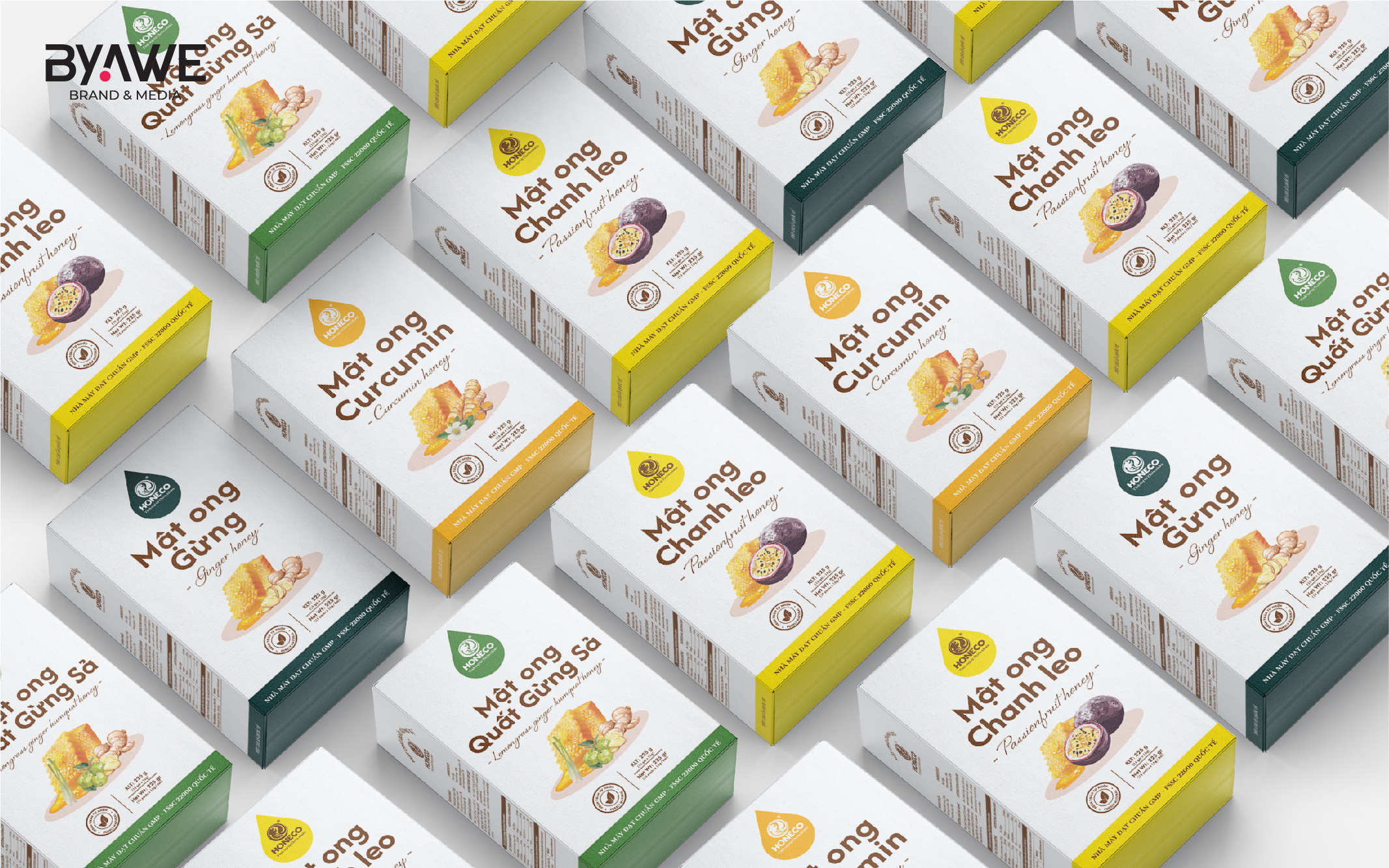 Nhóm mật ong mix vị của Honeco