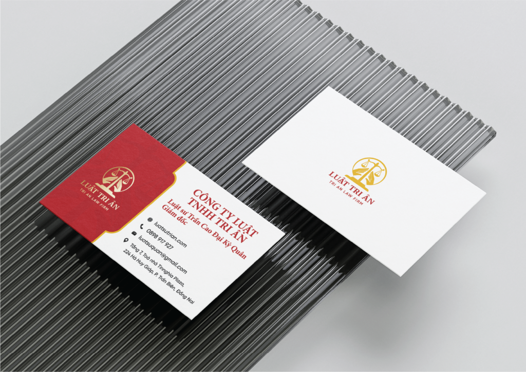 Thiết kế danh thiếp luật sư