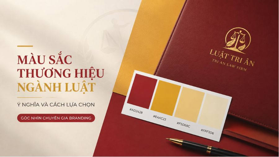Màu sắc thương hiệu công ty luật