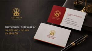 Thiết kế danh thiếp luật sư