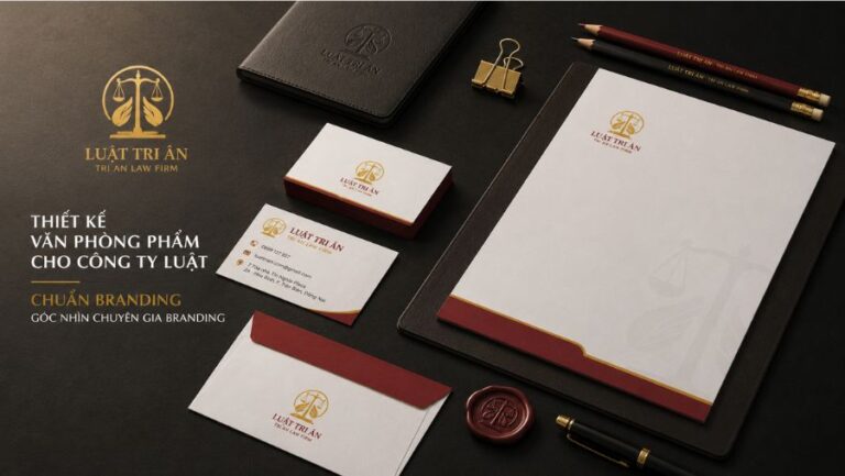 Thiết kế văn phòng phẩm công ty luật